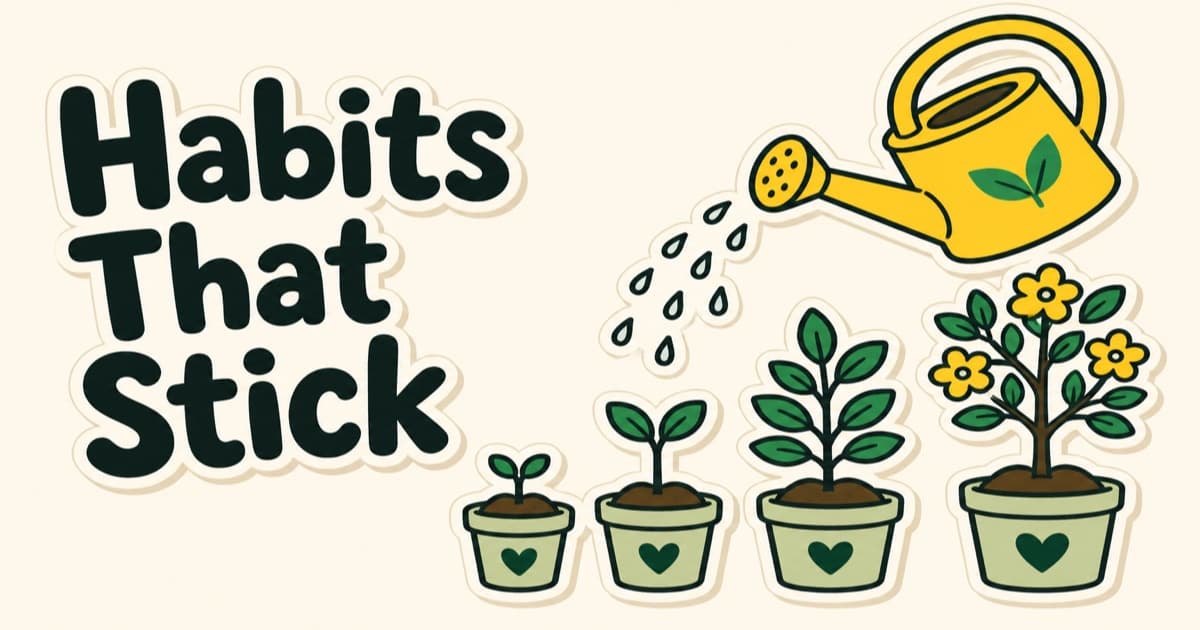 How to Build Habits That Stick: Systems Beat Goals