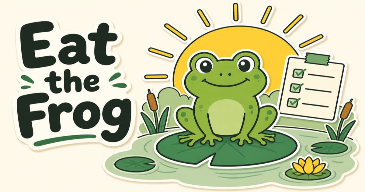 Eat the Frog: Why Doing Your Hardest Task First Changes the Whole Day