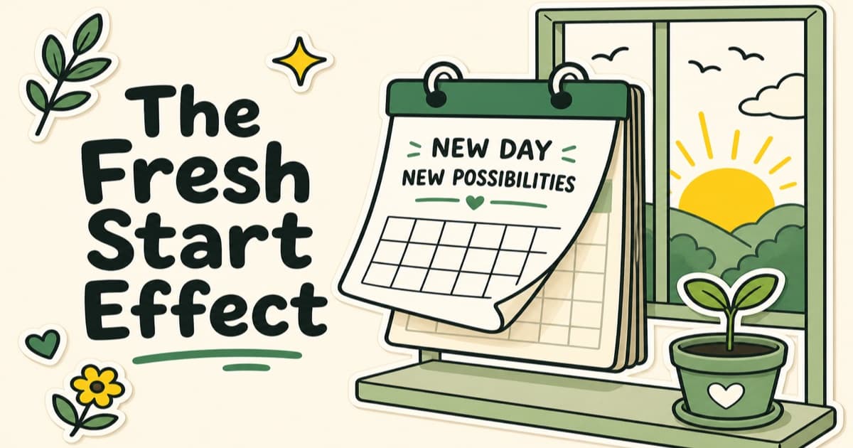 The Fresh Start Effect: Why Tomorrow Really Is a Clean Page