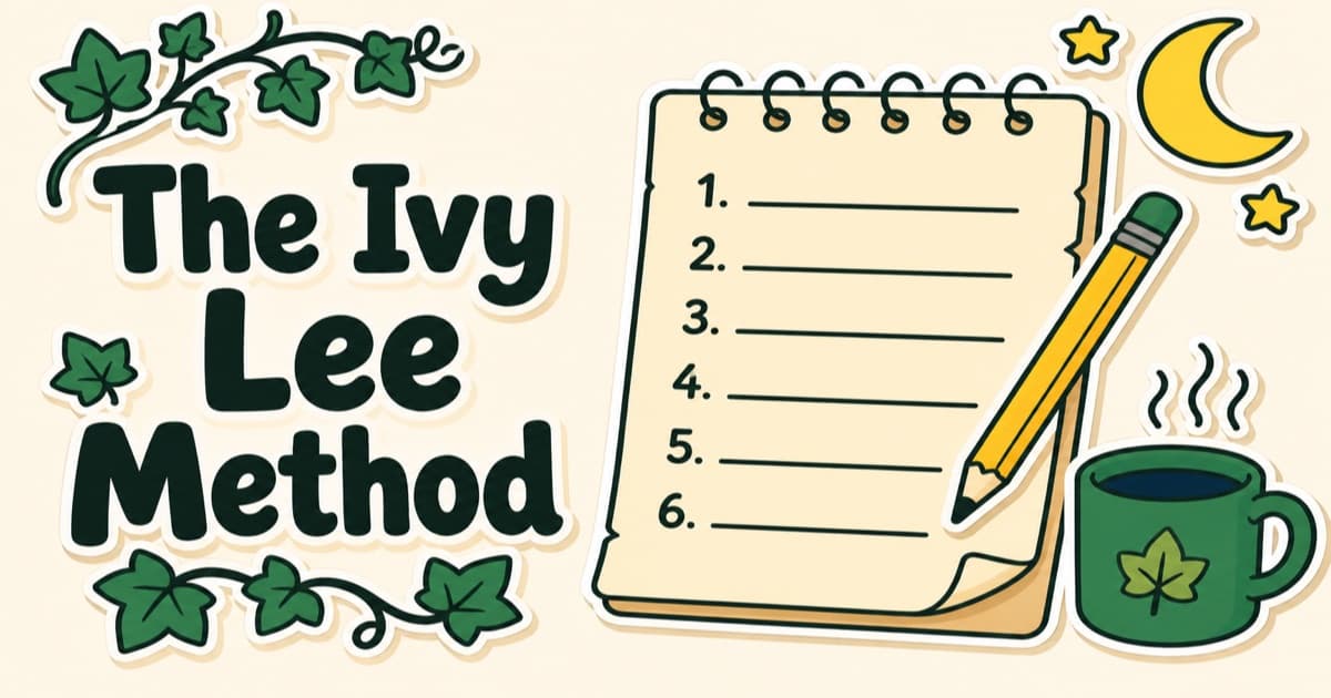 The Ivy Lee Method: The $25,000 Habit of Planning Tomorrow Tonight
