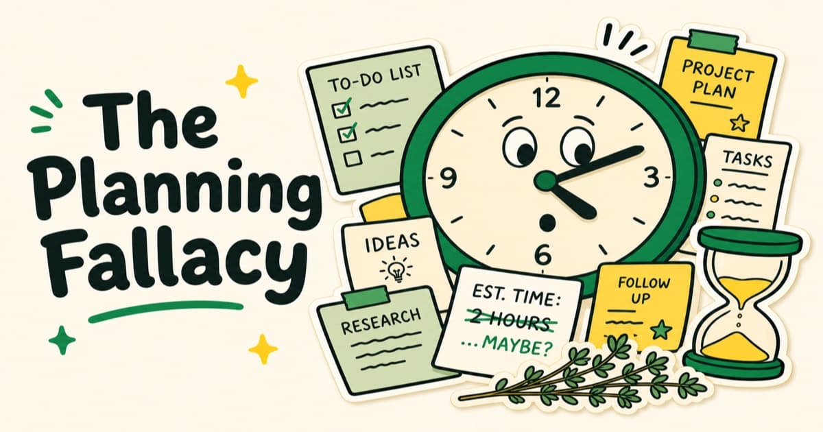 The Planning Fallacy: Why Everything Takes Longer Than You Think